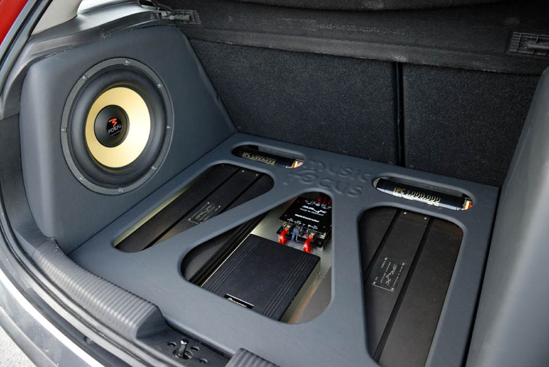 Ford focus subwoofer install #2