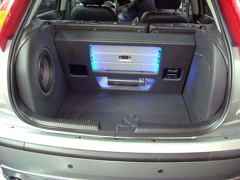Ford focus subwoofer install #6